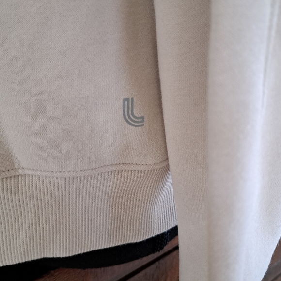 Lole Haf Zip Pullover Sweatshirt Women's XS Beige Cozy Neutral Hooded Top NWT - Picture 7 of 14